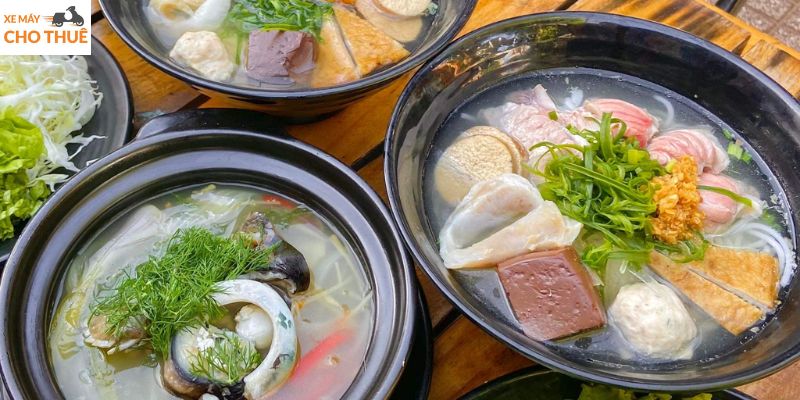 Bún cá với đa dạng hải sản thơm ngon của Vũng Tàu