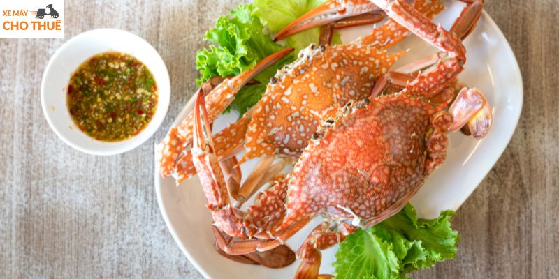 Ghẹ hấp món hải sản tươi ngon khi đến Vũng Tàu
