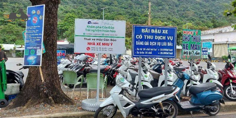 Thuê xe máy Côn Đảo trên đường Lê Văn Việt (Giao sân bay)