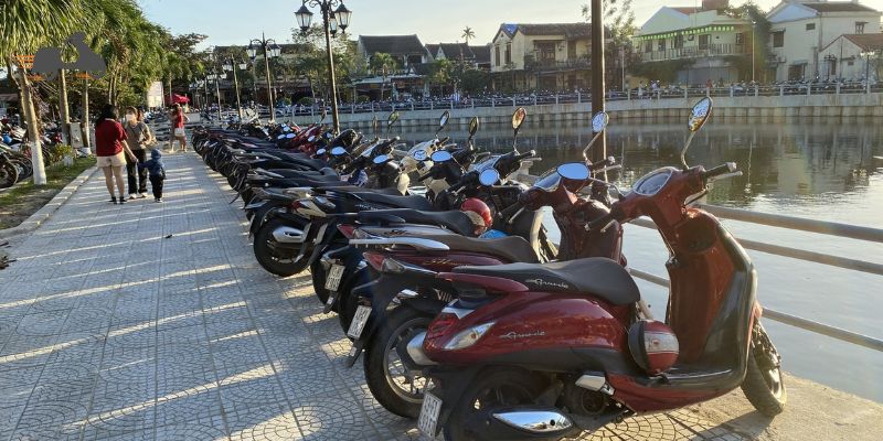 Dịch vụ thuê xe máy tại trung tâm Hội An