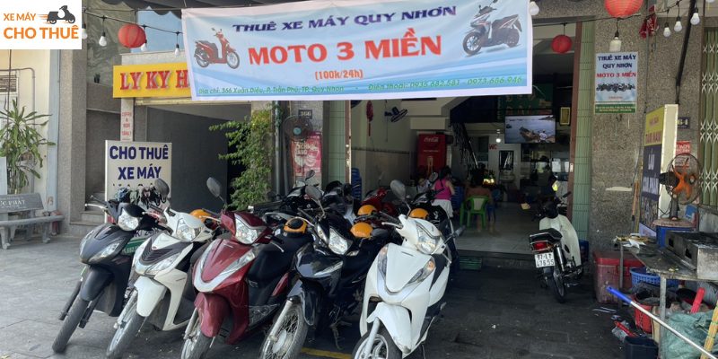 MOTO 3 miền điểm cung cấp dịch vụ 
