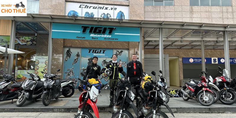 Tigit Motorbikes là địa điểm cho thuê xe máy Sài Gòn uy tín