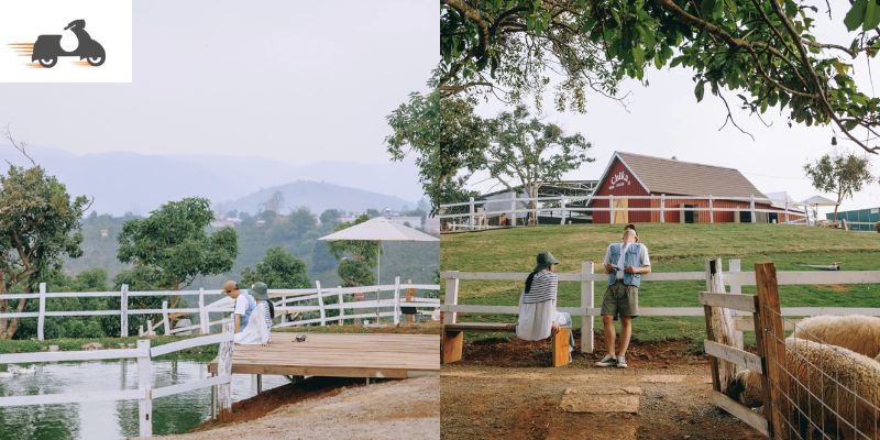 Du khách nên mặc đồ vintage để lên ảnh đẹp tại Chika Farm Đà Lạt
