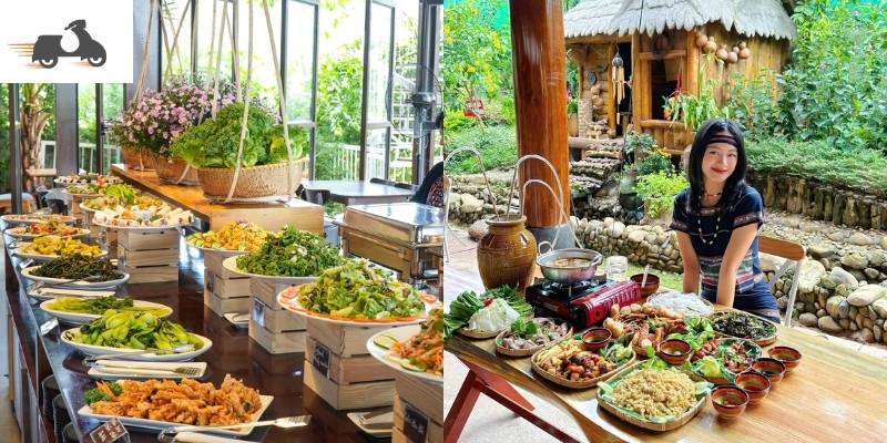 Du khách thưởng thức ẩm thực Đà Lạt tại các quán địa phương