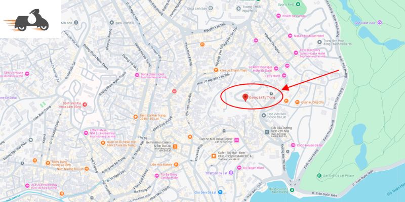 Vị trí tổ chức sự kiện Cung đường nghệ thuật Đà Lạt