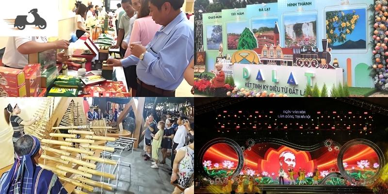 Sự kiện ngày Văn hóa Lâm Đồng tại Hà Nội chính thức khai mạc tại phố Hồ Gươm