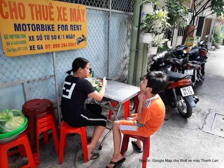 Cửa hàng cho thuê xe máy Thanh Lan tại Quận 1